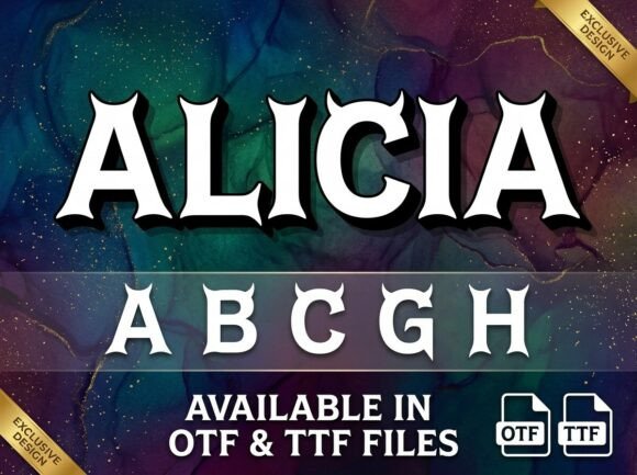 Alicia Font for Branding and Creative Design Projects