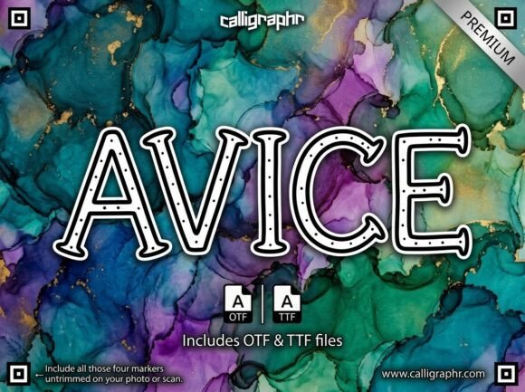 Avice Font: A Vintage Display Type with Modern Sparkle