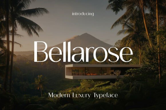 Bellarose: A Modern Luxury Typeface for Creative Makers