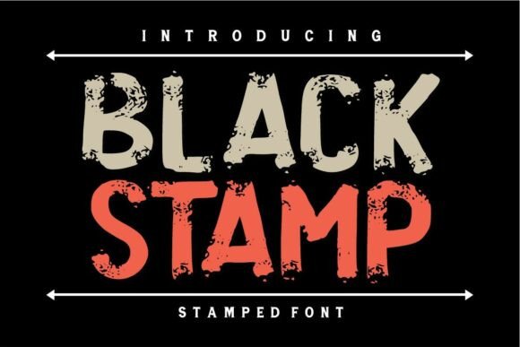 Black Stamp Font: A Vintage-Style Typeface for Craft Projects