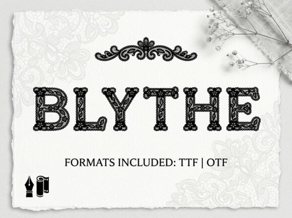 Blythe Font: A Display Typeface That Elevates Creative Projects