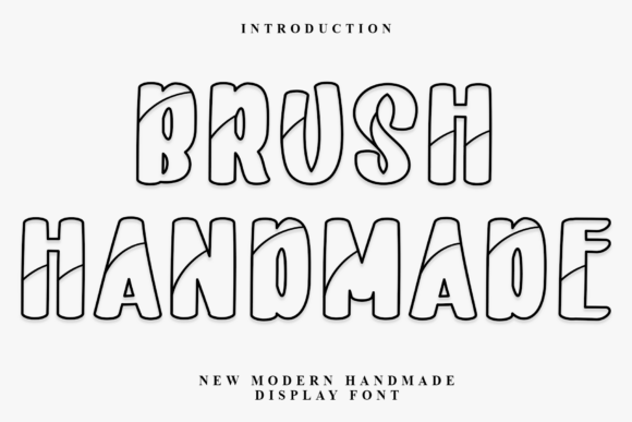 Brush Handmade Font: A Festive Touch for Your Branding