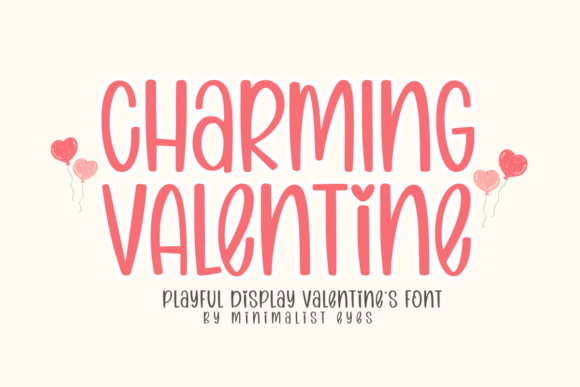 Charming Valentine Font for Display Projects
