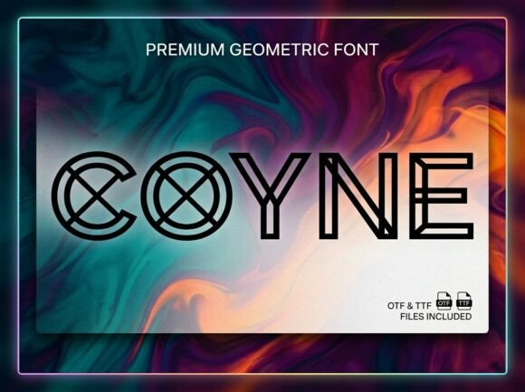 Coyne: A Premium Display Font for Modern Marketing