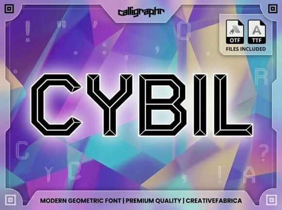 Cybil: A Premium Display Font for Modern Editorial Design
