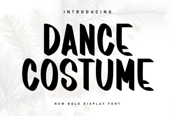 Dance Costume Font Adds a Cozy Touch to Branding
