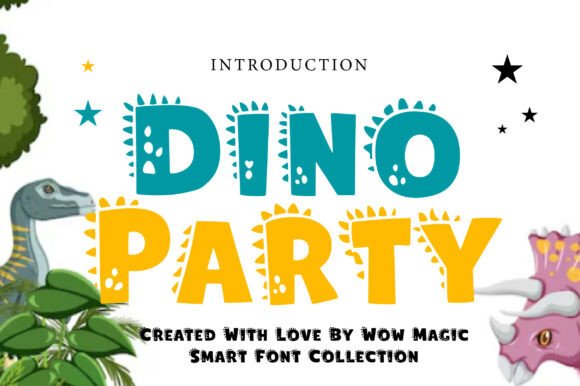 Dino Party Font Brings Playful Energy to Editorial Design
