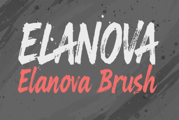 Elanova Brush Font for Creative Makers and Shop Owners