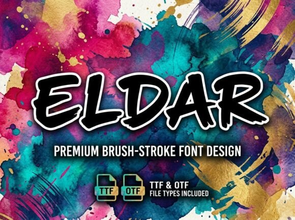 Eldar Font: A Display Typeface That Elevates Creative Projects