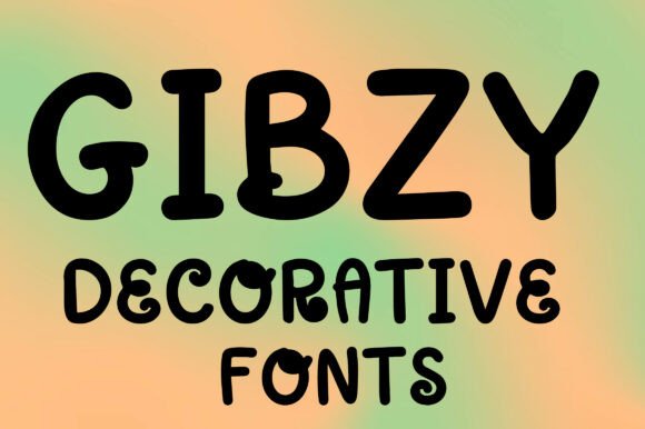 Gibzy Display Font for Makers and Creative Sellers