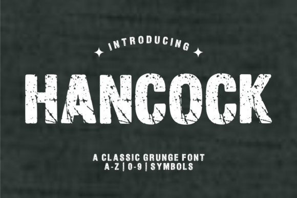 Hancock Font: A Bold Display Typeface for Editorial Design