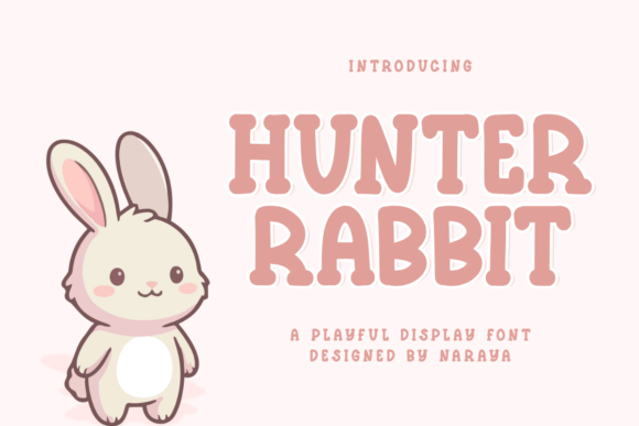 Hunter Rabbit Font Review: A Playful Display Typeface for Creative Projects