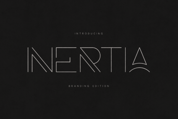 Inertia Branding Edition: A Refined Display Typeface for Modern Luxury Campaigns