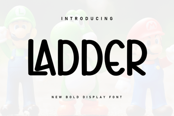 Ladder Font for Cozy and Creative Design Projects