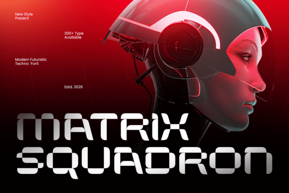 Matrix Squadron Font – A Bold Choice for Modern Branding
