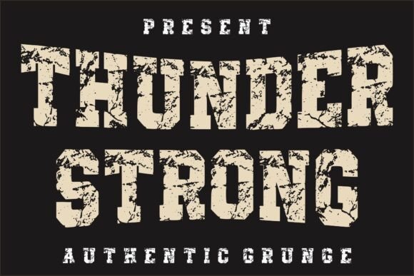 Thunder Strong Font for Bold Branding and Digital Campaigns