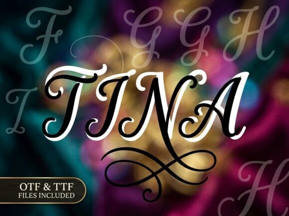 Tina Display Font Review for Creative Makers