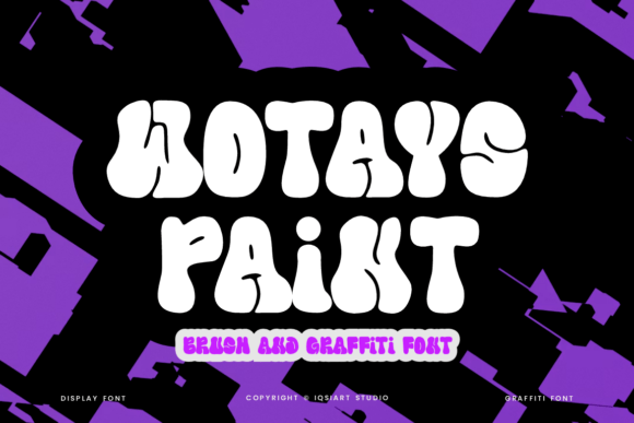 Wotays Paint: A Bold Display Font for Creative Projects
