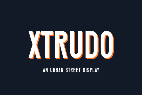 Xtrudo Font for Bold Digital Branding and Edgy Web Design